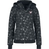 Mickey & Minnie Mouse Allover Zimní bunda černá - Merchstore.cz