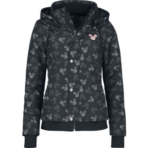Mickey & Minnie Mouse Allover Zimní bunda černá - Merchstore.cz