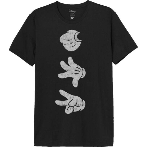Mickey & Minnie Mouse Mickey Hands Tričko černá - Merchstore.cz
