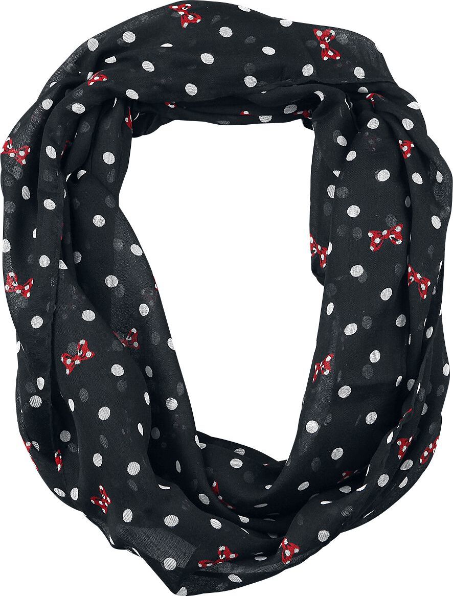 Mickey & Minnie Mouse Minnie Mouse - Dots & Bows Šátek/šála černá - Merchstore.cz Mickey & Minnie Mouse Minnie Mouse - Dots & Bows Šátek/šála černá - Merchstore.cz