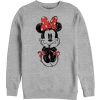 Mickey & Minnie Mouse Sitting Minnie Sketch Mikina šedá - Merchstore.cz