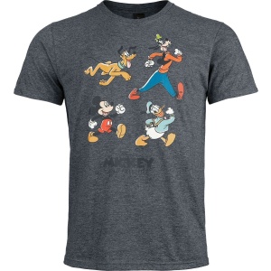 Mickey Mouse Mickey And Friends Running Tričko tmavě šedá - Merchstore.cz