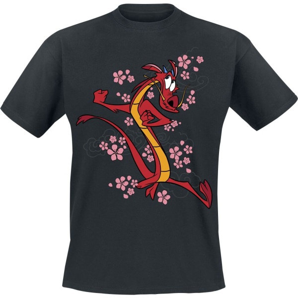 Mulan Mushu Tričko černá - Merchstore.cz
