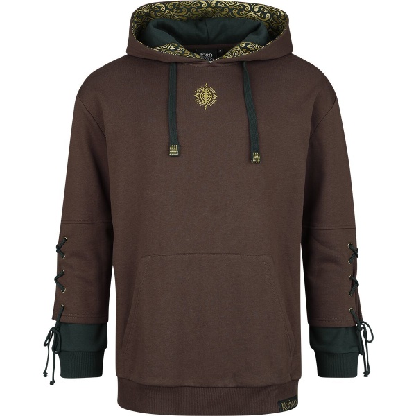 Pán prstenů Kapuzenpullover Rohirrim - Oversize Mikina s kapucí hnědá - Merchstore.cz