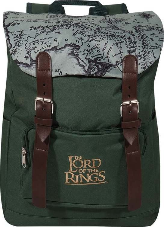 Pán prstenů Middle Earth Batoh zelená/hnedá - Merchstore.cz