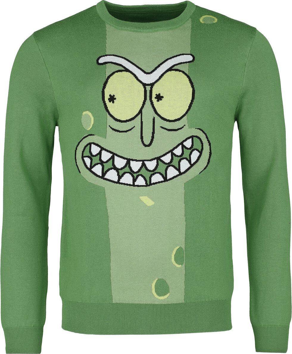 Rick And Morty Pickle Rick Pletený svetr vícebarevný - Merchstore.cz Rick And Morty Pickle Rick Pletený svetr vícebarevný - Merchstore.cz