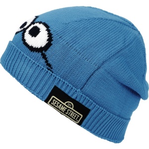 Sesame Street Cookie Monster Čepice modrá - Merchstore.cz