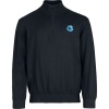 Sesame Street Bunda Cookie Monster se zapínáním na zip Mikina černá - Merchstore.cz