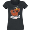 Sesame Street Elmo Awesome Dámské tričko černá - Merchstore.cz