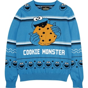 Sesame Street Kids - Cookie Monster detská mikina vícebarevný - Merchstore.cz
