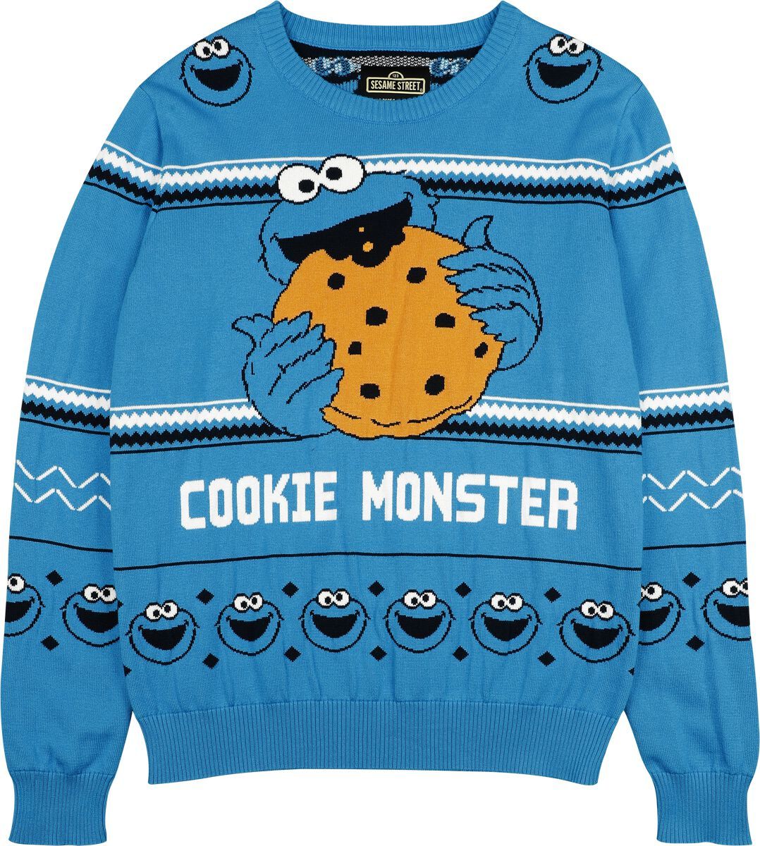 Sesame Street Kids - Cookie Monster detská mikina vícebarevný - Merchstore.cz Sesame Street Kids - Cookie Monster detská mikina vícebarevný - Merchstore.cz