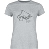 Simon's Cat Simon´s Cat Dámské tričko prošedivelá - Merchstore.cz