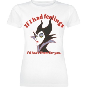 Sleeping Beauty Maleficent If I Had Feelings Dámské tričko bílá - Merchstore.cz