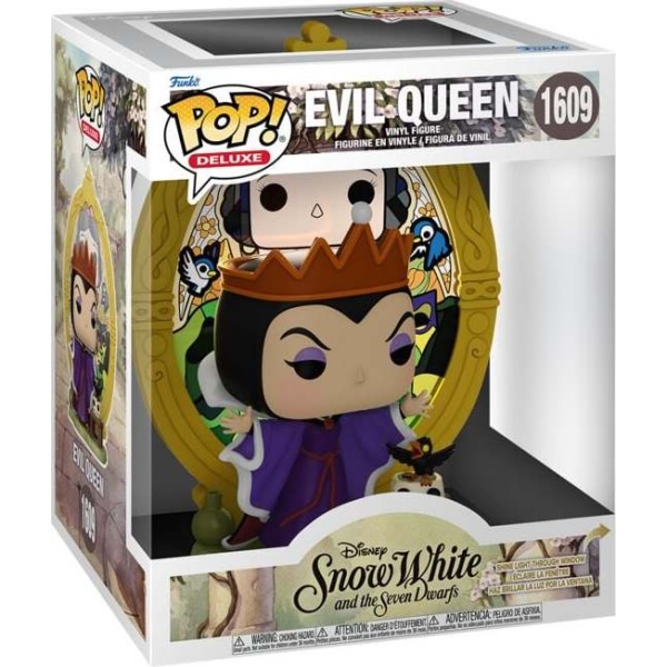 Sněhurka a sedm trpaslíků Vinylová figurka č.1609 Evil Queen (POP! Deluxe) Sberatelská postava vícebarevný - Merchstore.cz