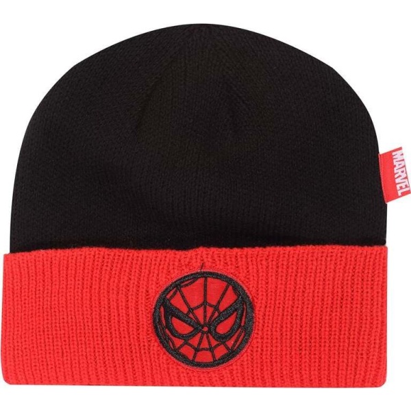 Spider-Man Spider-Man Emblem Beanie čepice cerná/cervená - Merchstore.cz