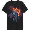 Spider-Man Venom City Fire Tričko černá - Merchstore.cz