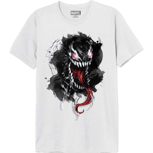 Spider-Man Venom Explodes Tričko bílá - Merchstore.cz