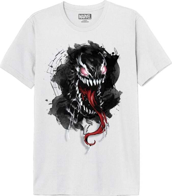 Spider-Man Venom Explodes Tričko bílá - Merchstore.cz Spider-Man Venom Explodes Tričko bílá - Merchstore.cz