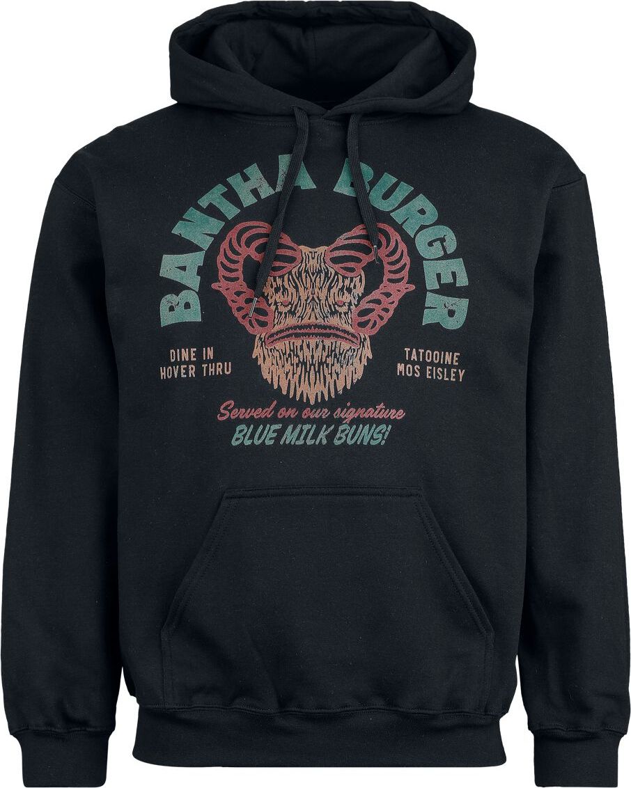 Star Wars Bantha Burger Mikina s kapucí černá - Merchstore.cz Star Wars Bantha Burger Mikina s kapucí černá - Merchstore.cz