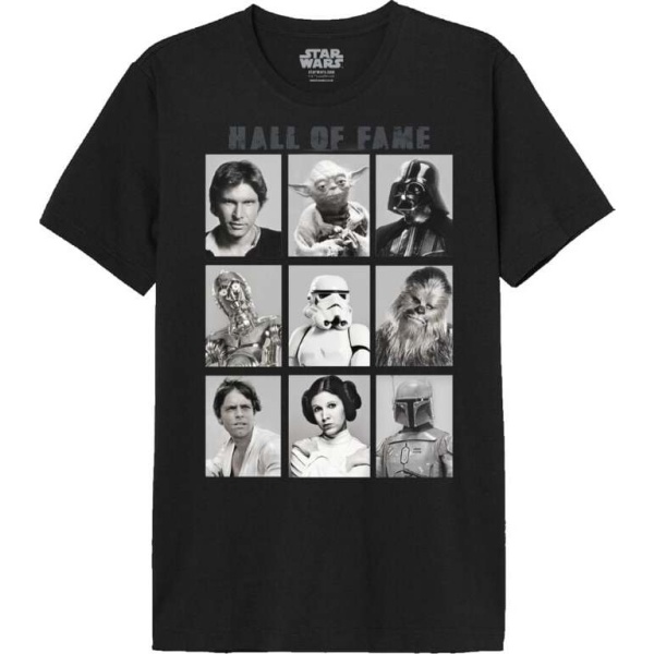 Star Wars Hall Of Fame 1977 Tričko černá - Merchstore.cz