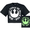 Star Wars May The Force Be With You (svítí v tmě) Dámské tričko černá - Merchstore.cz