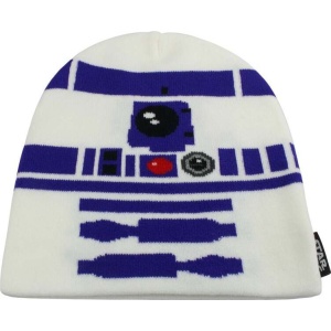Star Wars R2-D2 Beanie čepice bílá/modrá - Merchstore.cz