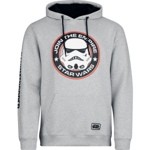 Star Wars Stormtrooper - Join The Empire Mikina s kapucí šedá - Merchstore.cz