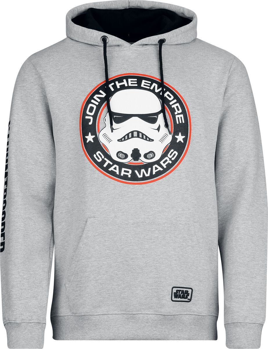 Star Wars Stormtrooper - Join The Empire Mikina s kapucí šedá - Merchstore.cz Star Wars Stormtrooper - Join The Empire Mikina s kapucí šedá - Merchstore.cz
