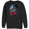 Star Wars The Mandalorian - Helmet Explanation Mikina černá - Merchstore.cz