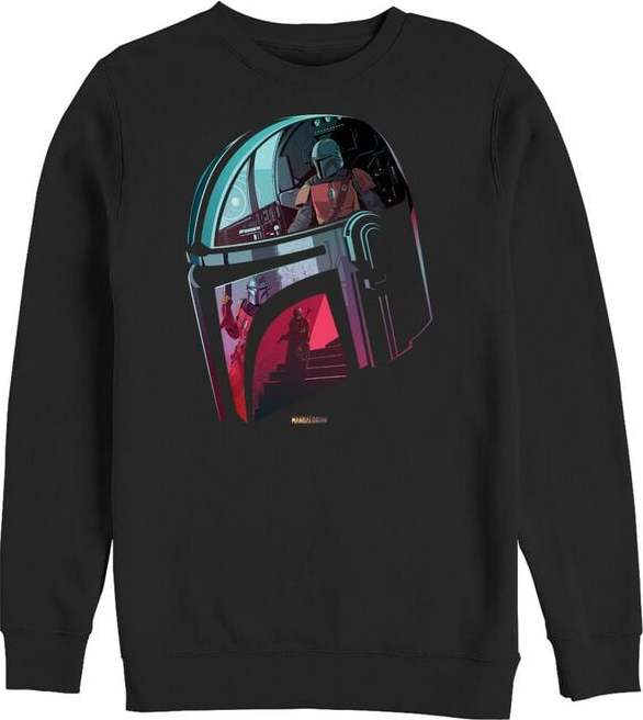 Star Wars The Mandalorian - Helmet Explanation Mikina černá - Merchstore.cz Star Wars The Mandalorian - Helmet Explanation Mikina černá - Merchstore.cz