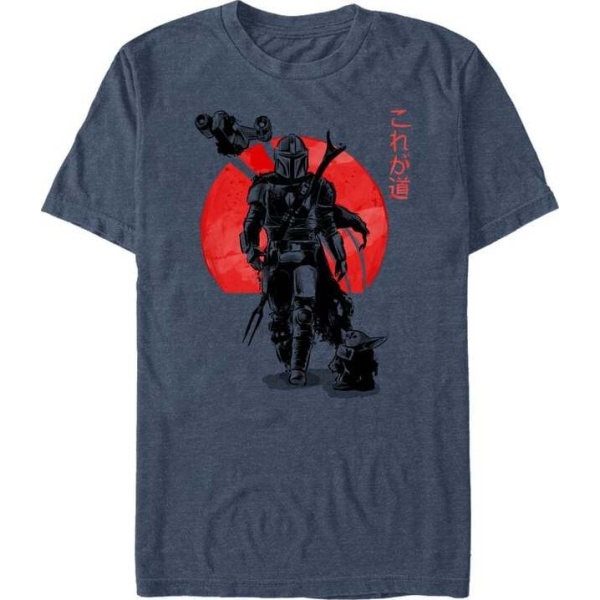 Star Wars The Mandalorian - Sumi Ink Tričko modrá - Merchstore.cz