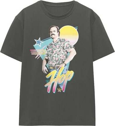 Stranger Things 80's Jim Hopper Dámské tričko vícebarevný - Merchstore.cz Stranger Things 80's Jim Hopper Dámské tričko vícebarevný - Merchstore.cz