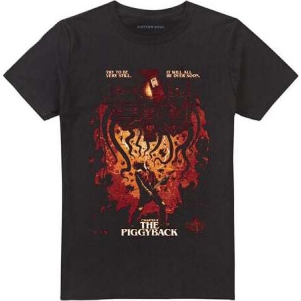 Stranger Things Eddie Munson Poster Tričko černá - Merchstore.cz