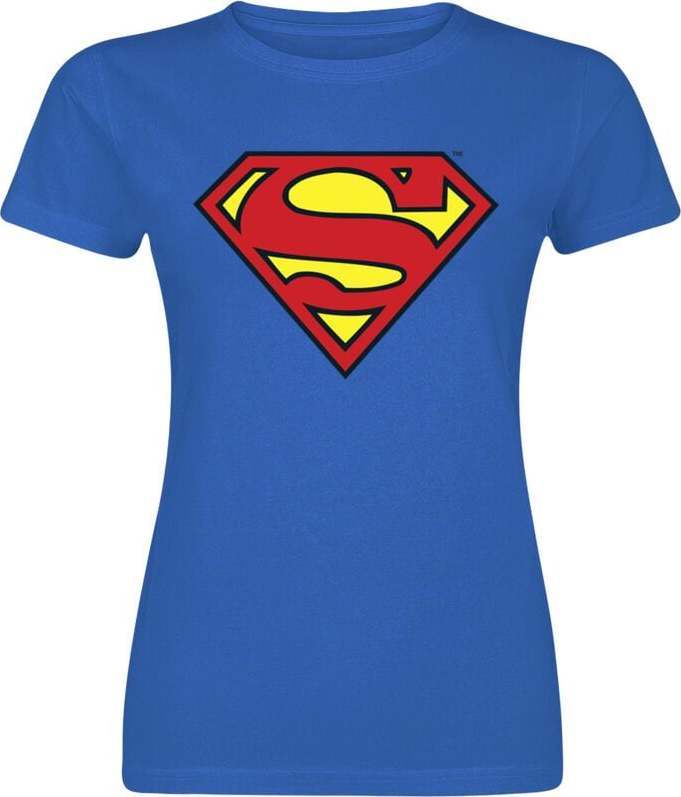 Superman Shield Dámské tričko modrá - Merchstore.cz Superman Shield Dámské tričko modrá - Merchstore.cz