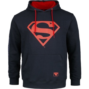 Superman Superman Logo Mikina s kapucí námořnická modrá - Merchstore.cz