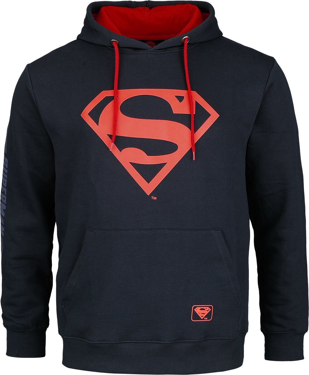 Superman Superman Logo Mikina s kapucí námořnická modrá - Merchstore.cz Superman Superman Logo Mikina s kapucí námořnická modrá - Merchstore.cz