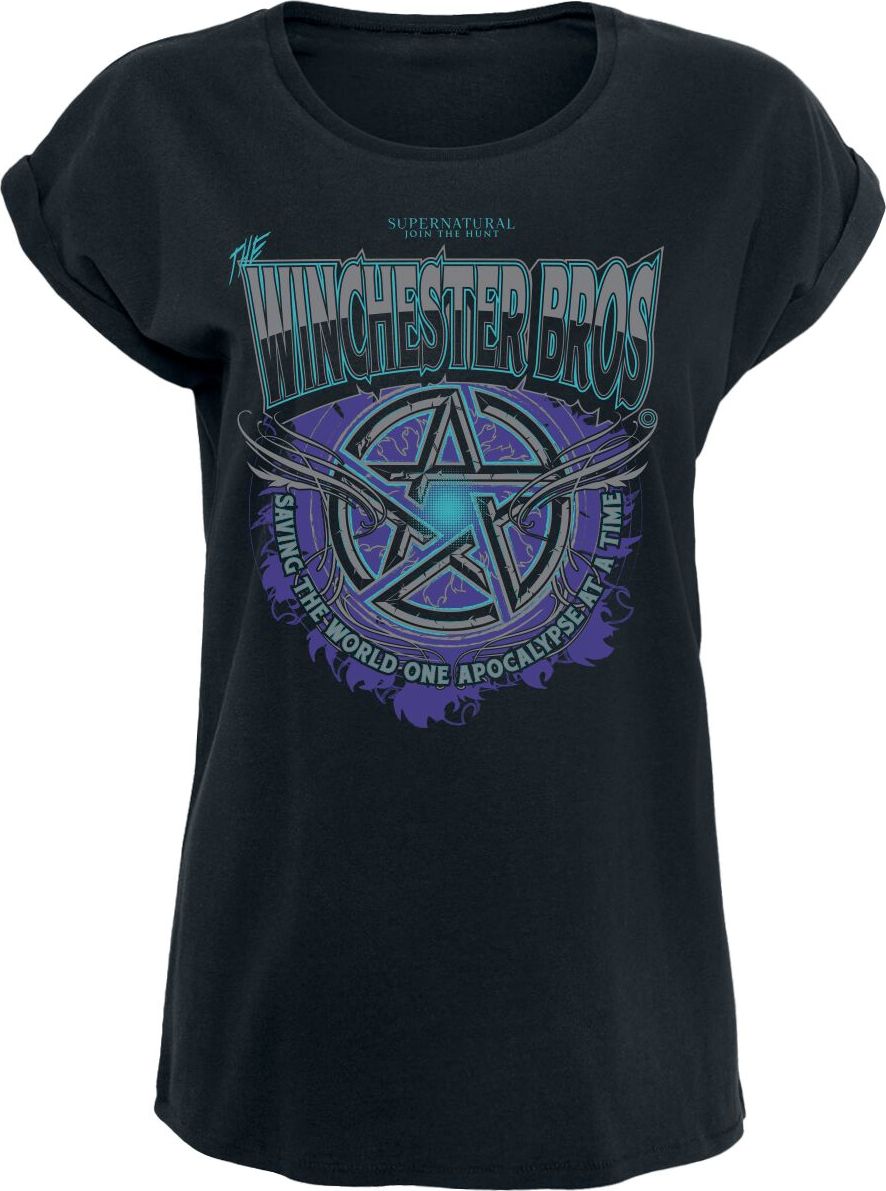 Supernatural Winchester Bros Dámské tričko černá - Merchstore.cz Supernatural Winchester Bros Dámské tričko černá - Merchstore.cz