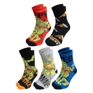 Teenage Mutant Ninja Turtles Teenage Mutant Ninja Turtles - 5er Pack Herrensocken Ponožky vícebarevný - Merchstore.cz