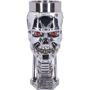 Terminator 2 - T-800 Head grál stríbrná - Merchstore.cz