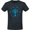 The Legend Of Zelda Sheika Symbol Tričko černá - Merchstore.cz