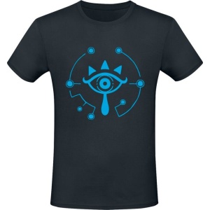 The Legend Of Zelda Sheika Symbol Tričko černá - Merchstore.cz
