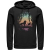 The Lion King Eastern Trail Mikina s kapucí na zip černá - Merchstore.cz