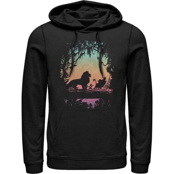 The Lion King Eastern Trail Mikina s kapucí na zip černá - Merchstore.cz