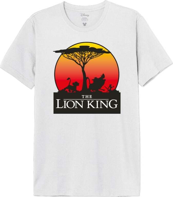 The Lion King Savana Tričko bílá - Merchstore.cz The Lion King Savana Tričko bílá - Merchstore.cz