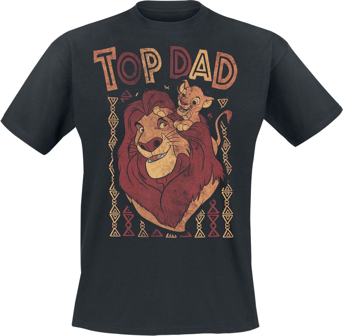 The Lion King TopDad Tričko černá - Merchstore.cz The Lion King TopDad Tričko černá - Merchstore.cz