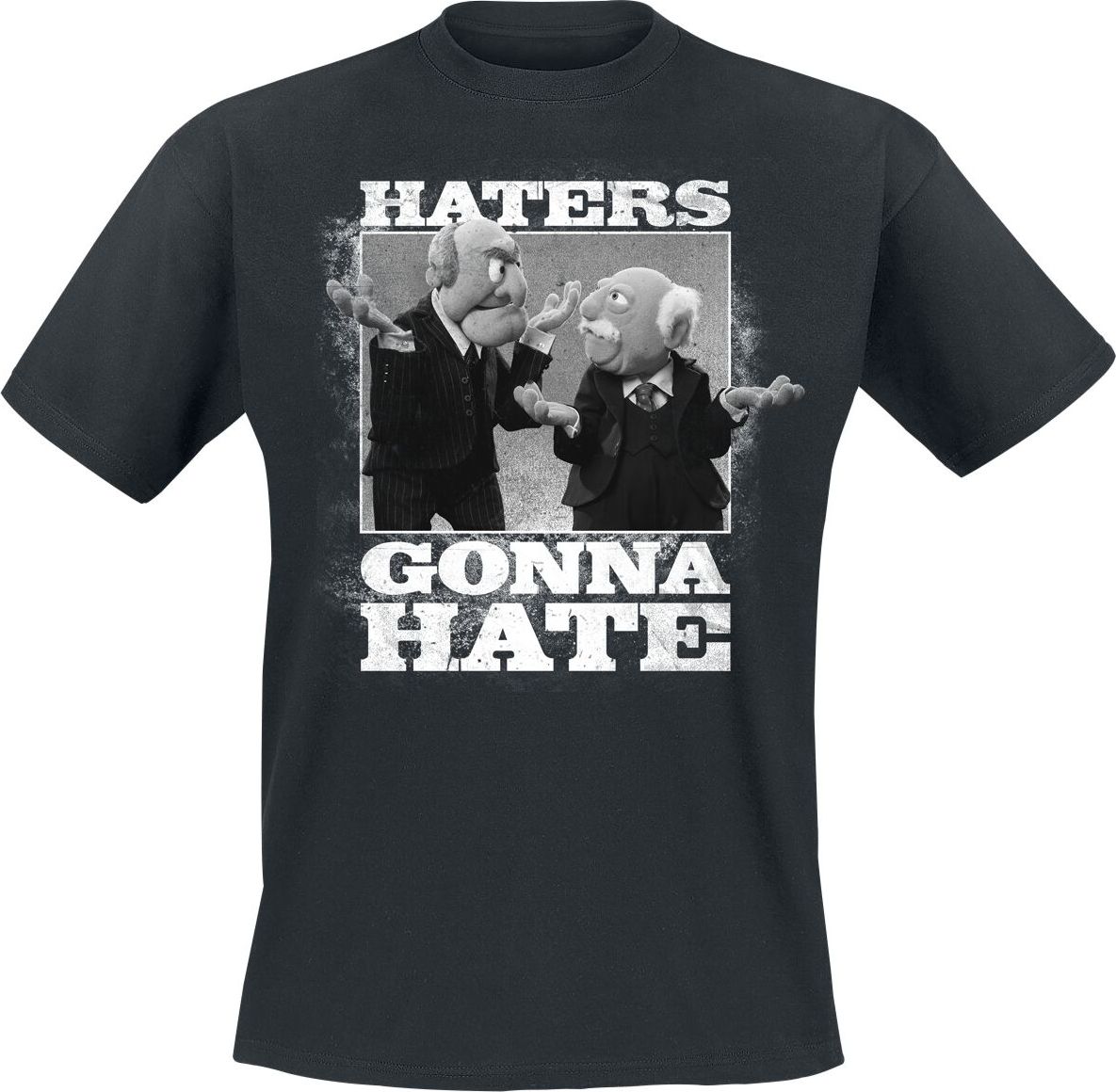 The Muppets Haters Gonna Hate Tričko černá - Merchstore.cz The Muppets Haters Gonna Hate Tričko černá - Merchstore.cz