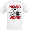 The Muppets Never Work Tričko bílá - Merchstore.cz