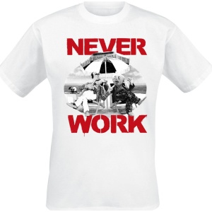 The Muppets Never Work Tričko bílá - Merchstore.cz