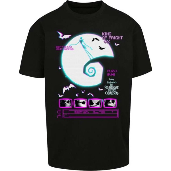 The Nightmare Before Christmas Glitch Tričko černá - Merchstore.cz