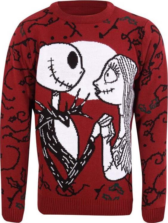 The Nightmare Before Christmas Jack and Sally Pletený svetr vícebarevný - Merchstore.cz The Nightmare Before Christmas Jack and Sally Pletený svetr vícebarevný - Merchstore.cz